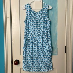 Jude Connally sleeveless dress with pockets size large